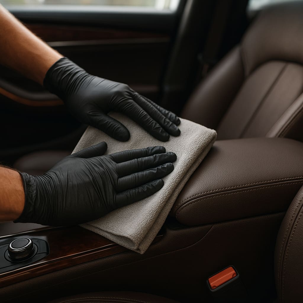 Innenreinigung und Lederpflege